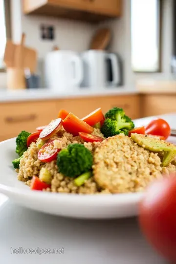Quinoa & Roasted Vegetable Buddha Bowl steps
