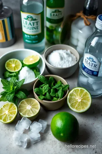 Refreshing Classic Mojito: A Taste of Cuba ingredients
