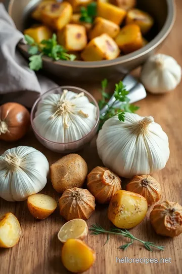 Garlic Herb Roasted Potatoes & Veggies ingredients