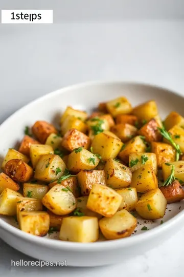 Garlic Herb Roasted Potatoes & Veggies steps