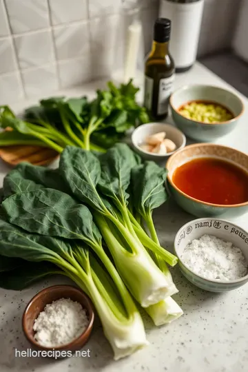Sautéed Bok Choy: A Crisp and Flavorful Delight ingredients