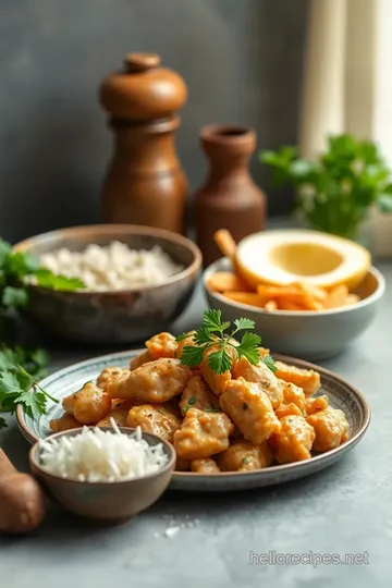 Sautéed Coconut Chicken Delight ingredients