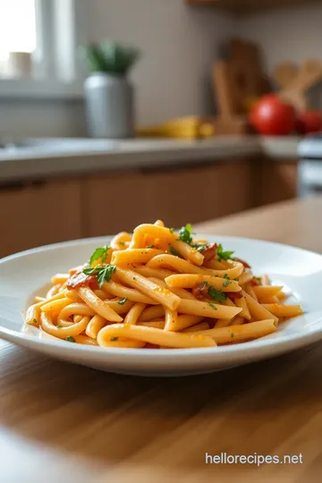 Spicy Garlic Penne Pasta steps