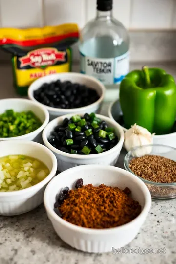 Savor the Tropics: Authentic Cuban Black Beans ingredients