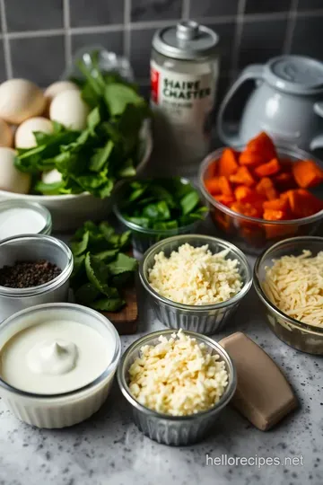 Savory Egg Bites: Oven-Baked Goodness in a Muffin Tin ingredients