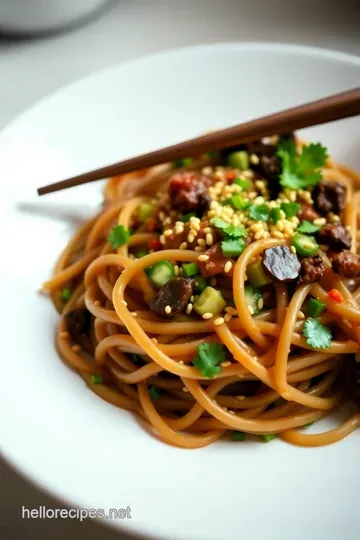 Savory Soba Noodles with Sesame-Ginger Sauce steps