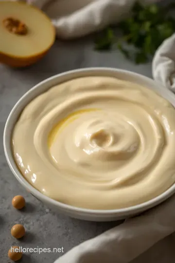 Silky Smooth Vegan Mayonnaise – The Perfect Plant-Based Condiment presentation