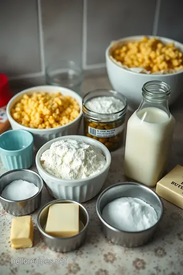 Simple & Delicious Southern Cornbread ingredients