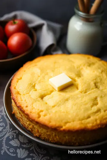 Simple & Delicious Southern Cornbread presentation