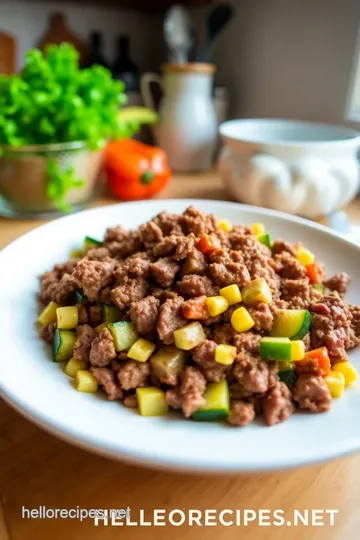 Savory Ground Beef and Vegetable Skillet steps