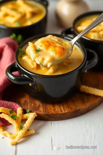 Hearty Slow Cooked Chicken Pot Pie Soup presentation