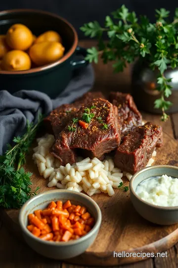 Slow Cooker Beef Short Ribs with Flavor ingredients