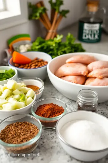 Southwest Spice Roasted Chicken Tacos ingredients