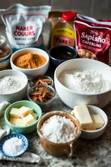 Spicy-Sweet Ginger Molasses Cookies ingredients
