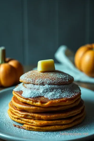 Spooky Pumpkin Pancakes presentation