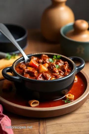 Hearty Stovetop Beef Chili Recipe presentation