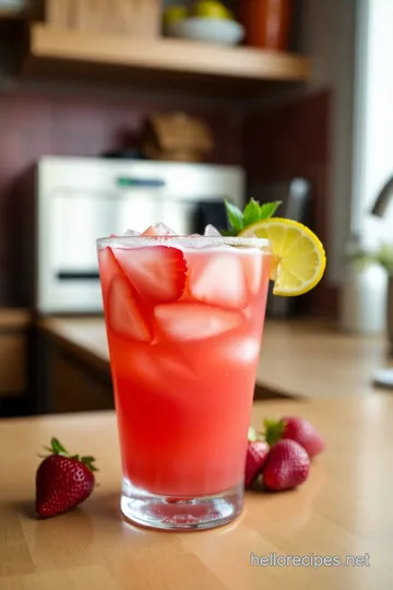 Strawberry Bliss Margarita steps