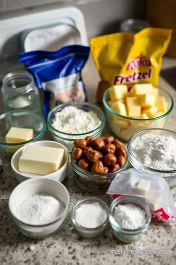 Sweet and Salty Rolo Pretzels ingredients