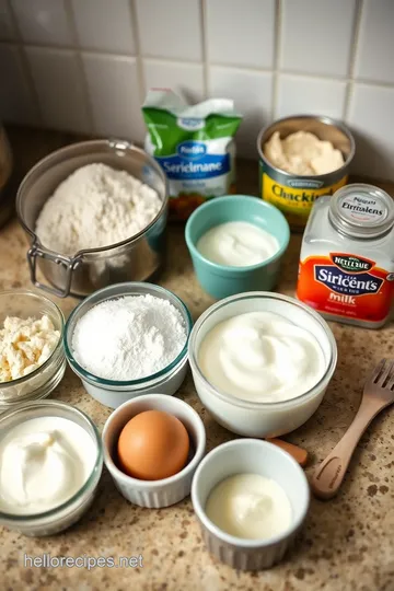 Sweet Cream Pancakes ingredients