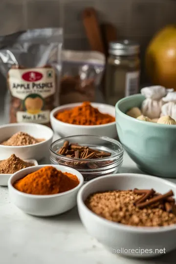 Sweet & Spicy Apple Pie Spice Mix ingredients