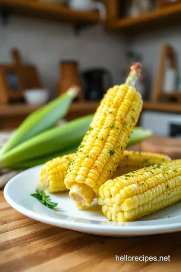 Sweet Summer Corn on the Cob with Herb Butter steps