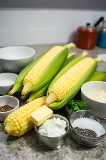 Sweet Summer Corn: Oven-Roasted Perfection ingredients