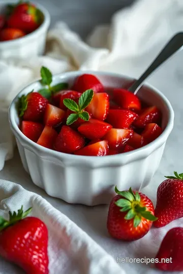 Sweet & Tangy Strawberry Compote – The Perfect Fruity Topping presentation