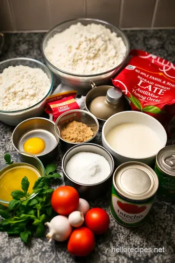 Ultimate Baking Sheet Pizza Recipe ingredients