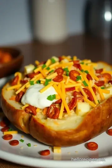 Ultimate Loaded Baked Potato Bake presentation