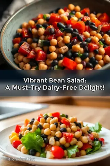 Vibrant Bean Salad: A Must-Try Dairy-Free Delight!