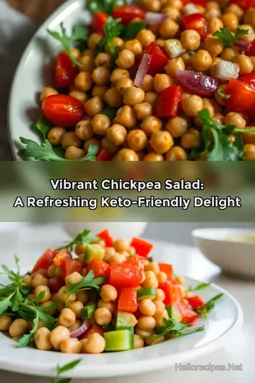 Vibrant Chickpea Salad: A Refreshing Keto-Friendly Delight