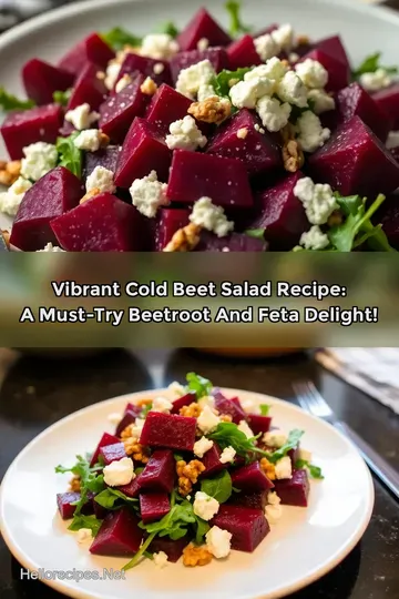 Vibrant Cold Beet Salad Recipe: A Must-Try Beetroot and Feta Delight!
