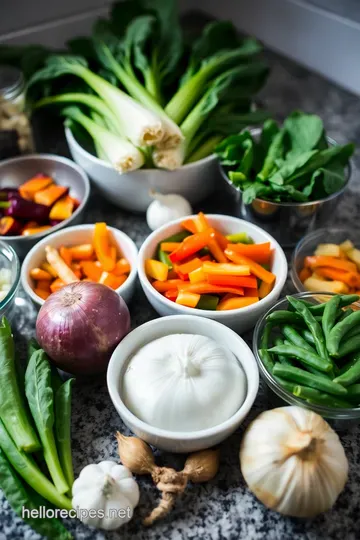 Vibrant Stir-Fry with Bok Choy: A Quick and Healthy Delight ingredients