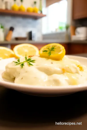 Lemon Beurre Blanc steps