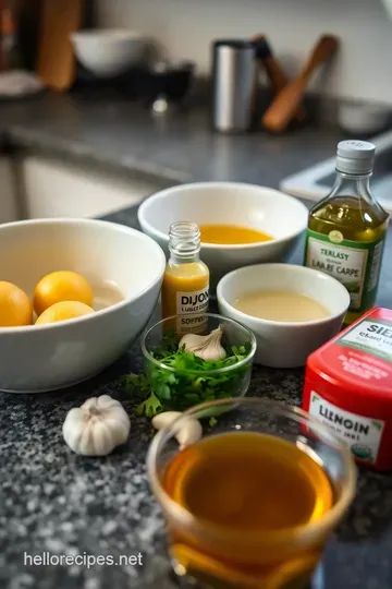Zesty Lemon Dijon Salad Dressing: A Tangy Twist for Every Green ingredients
