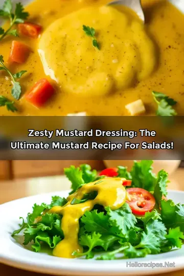 Zesty Mustard Dressing: The Ultimate Mustard Recipe for Salads!