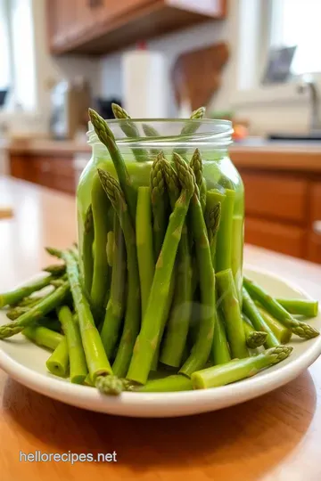 Zesty Pickled Asparagus: A Tangy Crunch for Any Plate steps