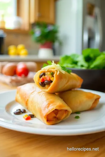 Zesty Southwest Egg Rolls Recipe steps