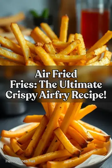Air Fried Fries: The Ultimate Crispy Airfry Recipe! : PIN FOR LATER Air Fried Fries: The Ultimate Crispy Airfry Recipe!