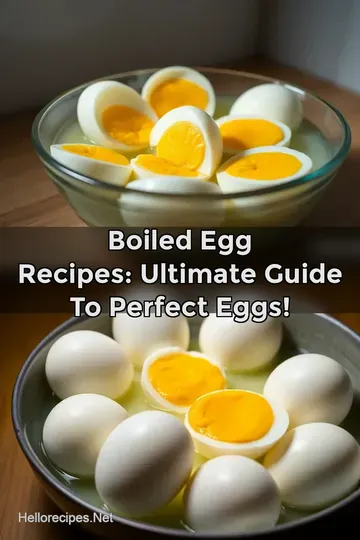 Boiled Egg Recipes: Ultimate Guide to Perfect Eggs! : PIN FOR LATER Boiled Egg Recipes: Ultimate Guide to Perfect Eggs!