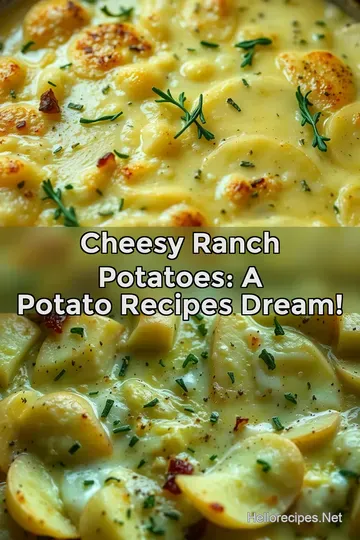 Cheesy Ranch Potatoes: A Potato Recipes Dream! : PIN FOR LATER Cheesy Ranch Potatoes: A Potato Recipes Dream!