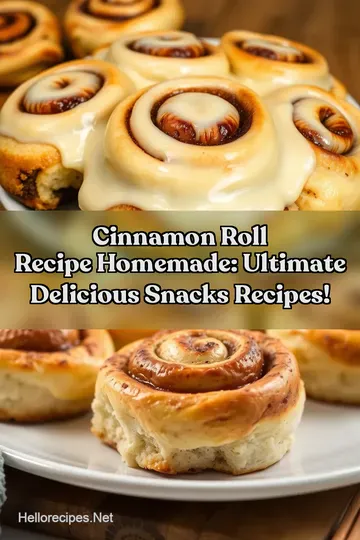 Cinnamon Roll Recipe Homemade: Ultimate Delicious Snacks Recipes! : PIN FOR LATER Cinnamon Roll Recipe Homemade: Ultimate Delicious Snacks Recipes!