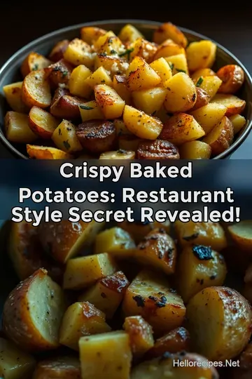 Crispy Baked Potatoes: Restaurant Style Secret Revealed! : PIN FOR LATER Crispy Baked Potatoes: Restaurant Style Secret Revealed!