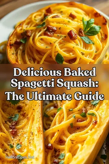 Delicious Baked Spagetti Squash: The Ultimate Guide : PIN FOR LATER Delicious Baked Spagetti Squash: The Ultimate Guide