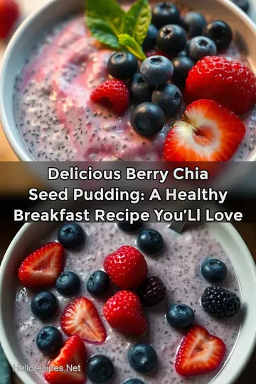 Delicious Berry Chia Seed Pudding: A Healthy Breakfast Recipe You’ll Love : PIN FOR LATER Delicious Berry Chia Seed Pudding: A Healthy Breakfast Recipe You’ll Love