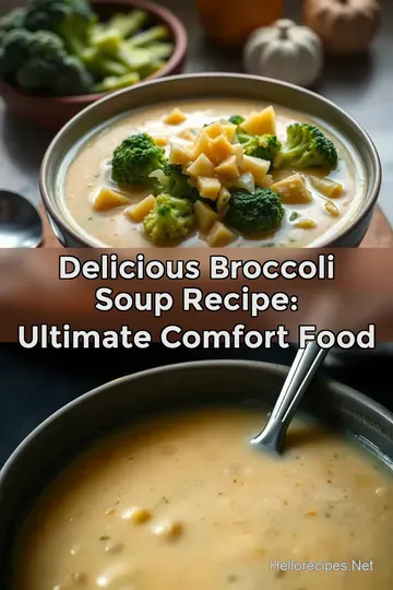 Delicious Broccoli Soup Recipe: Ultimate Comfort Food : PIN FOR LATER Delicious Broccoli Soup Recipe: Ultimate Comfort Food