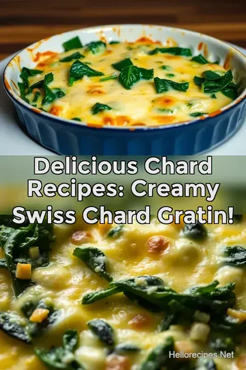 Delicious Chard Recipes: Creamy Swiss Chard Gratin! : PIN FOR LATER Delicious Chard Recipes: Creamy Swiss Chard Gratin!