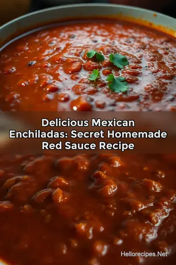Delicious Mexican Enchiladas: Secret Homemade Red Sauce Recipe : PIN FOR LATER Delicious Mexican Enchiladas: Secret Homemade Red Sauce Recipe