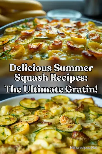 Delicious Summer Squash Recipes: The Ultimate Gratin! : PIN FOR LATER Delicious Summer Squash Recipes: The Ultimate Gratin!