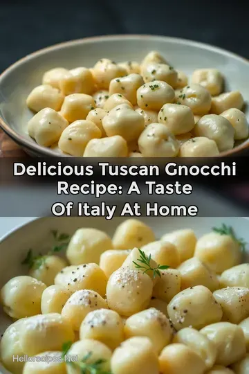 Delicious Tuscan Gnocchi Recipe: A Taste of Italy At Home : PIN FOR LATER Delicious Tuscan Gnocchi Recipe: A Taste of Italy At Home